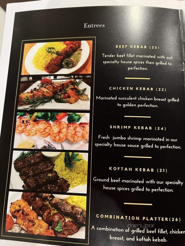 The Garden Mediterranean Grill - Lake Forest, CA menu_pic