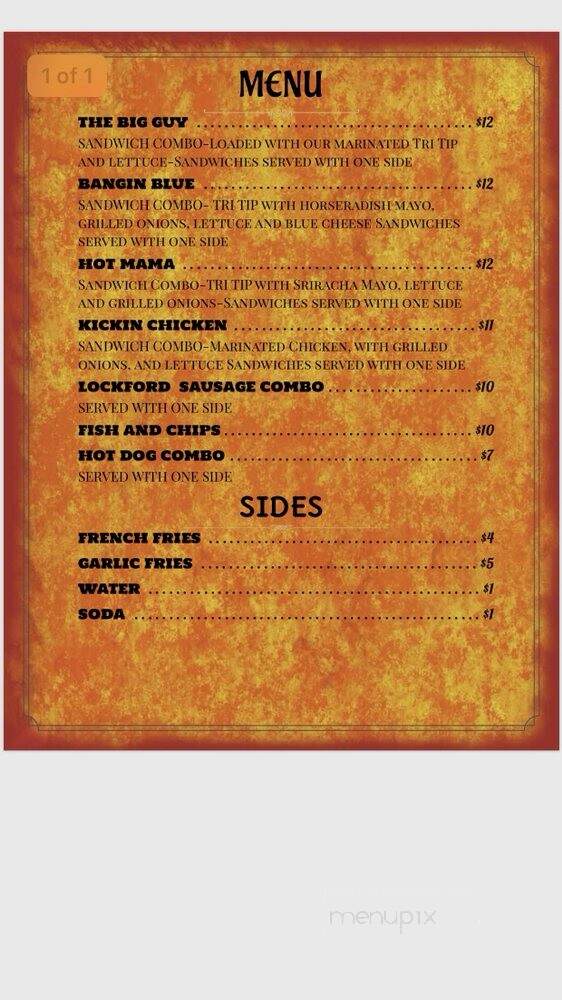 The Guy's Tri Tip & BBQ - Discovery Bay, CA menu_pic