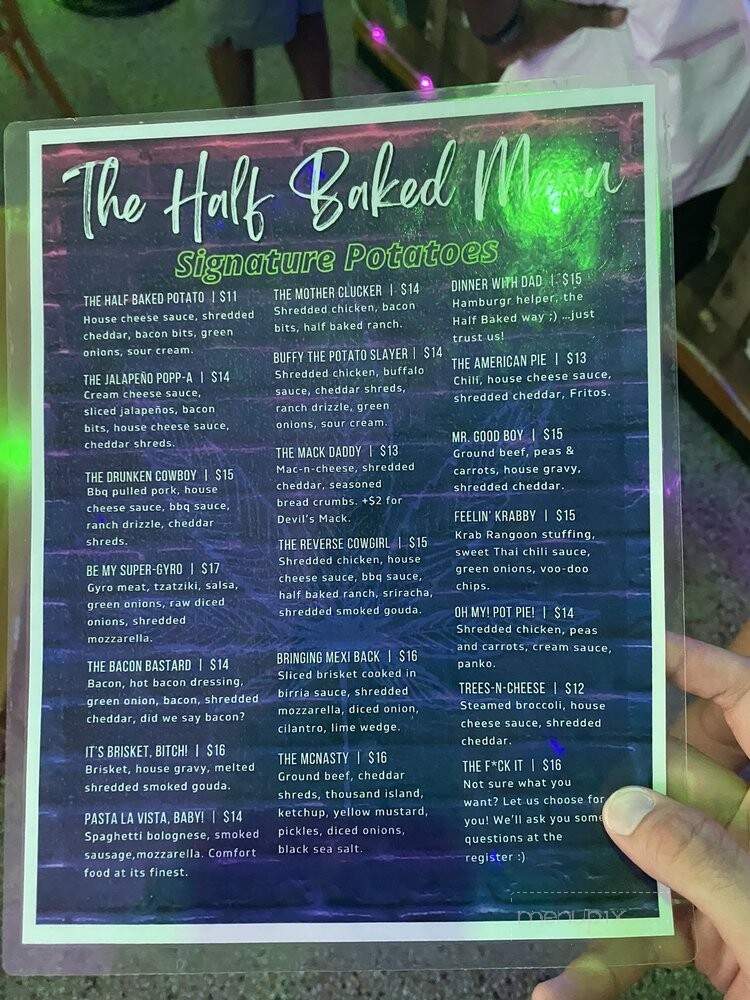 The Half Baked Potato - St. Petersburg, FL menu_pic