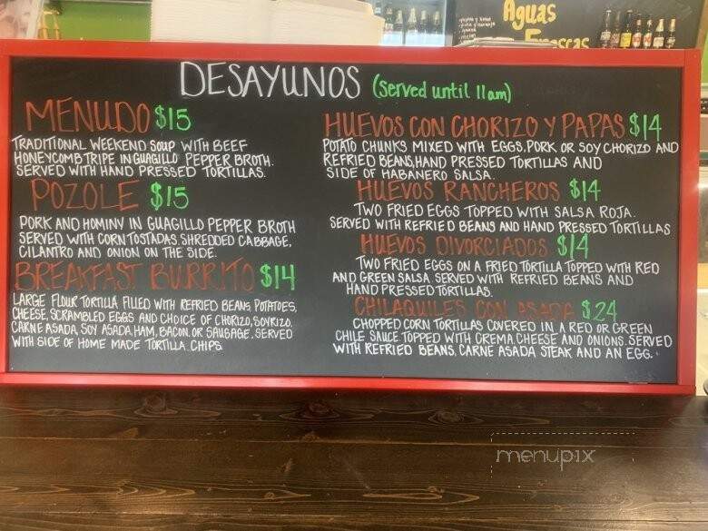 The Happy Wanderer Urban Mexican Food - College Place, WA menu_pic