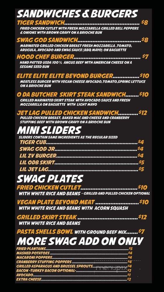 The Hood Chef - Los Angeles, CA menu_pic