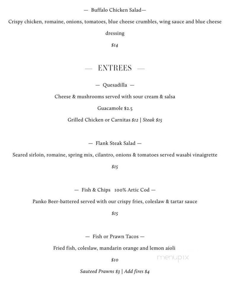 The Hop Garden - Renton, WA menu_pic