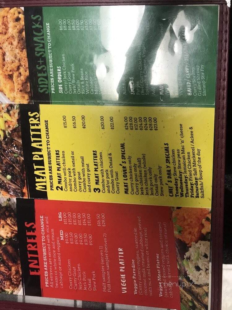 The Jamaican Spot - Leesville, LA menu_pic