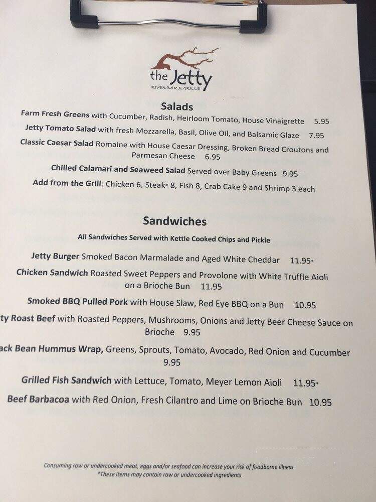 The Jetty - Cuyahoga Falls, OH menu_pic