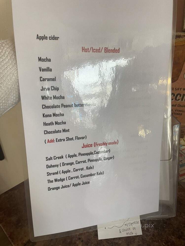 Koffee Klatch - Laguna Beach, CA menu_pic