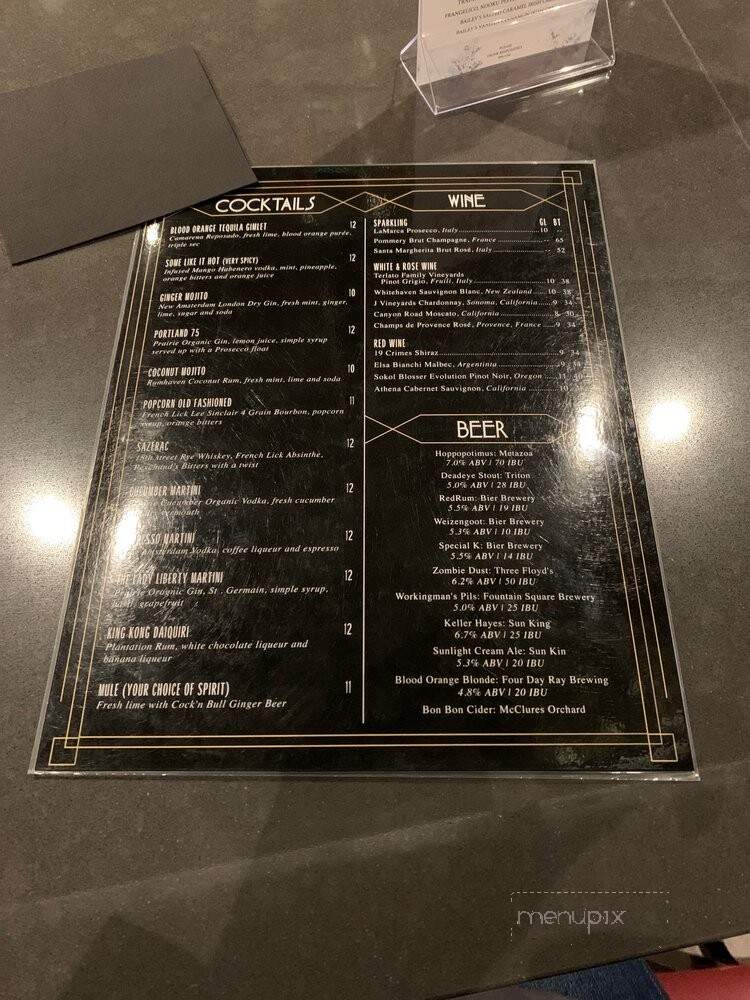 Living Room - Indianapolis, IN menu_pic