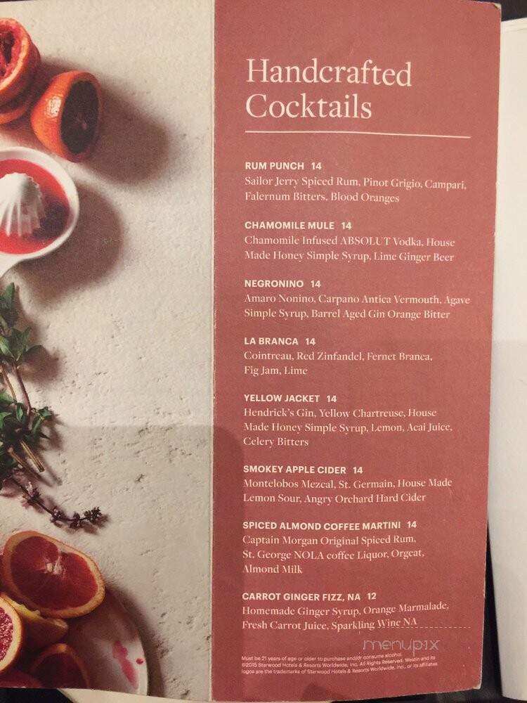 The Lobby Court - Los Angeles, CA menu_pic