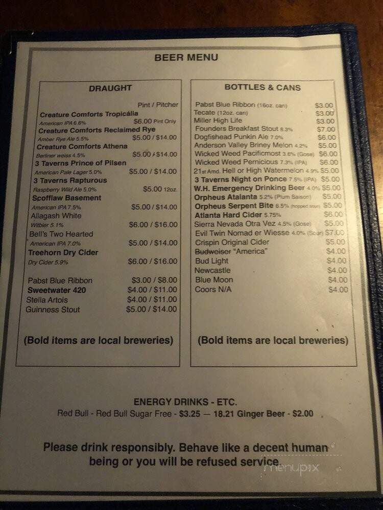 Local - Atlanta, GA menu_pic
