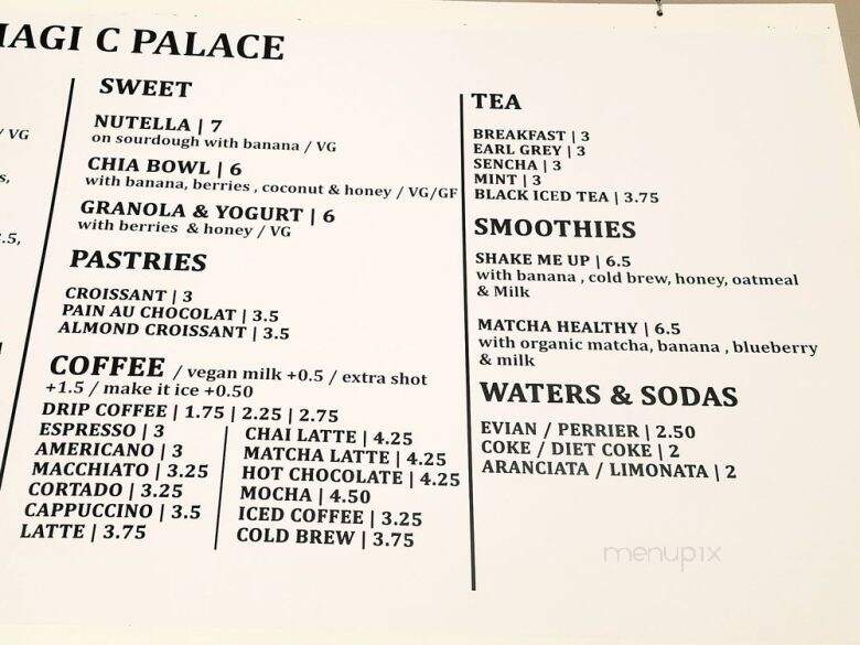 The Magic Palace - New York, NY menu_pic