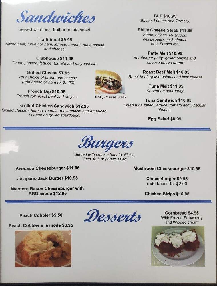 The Morning Griddle Cafe - Lancaster, CA menu_pic