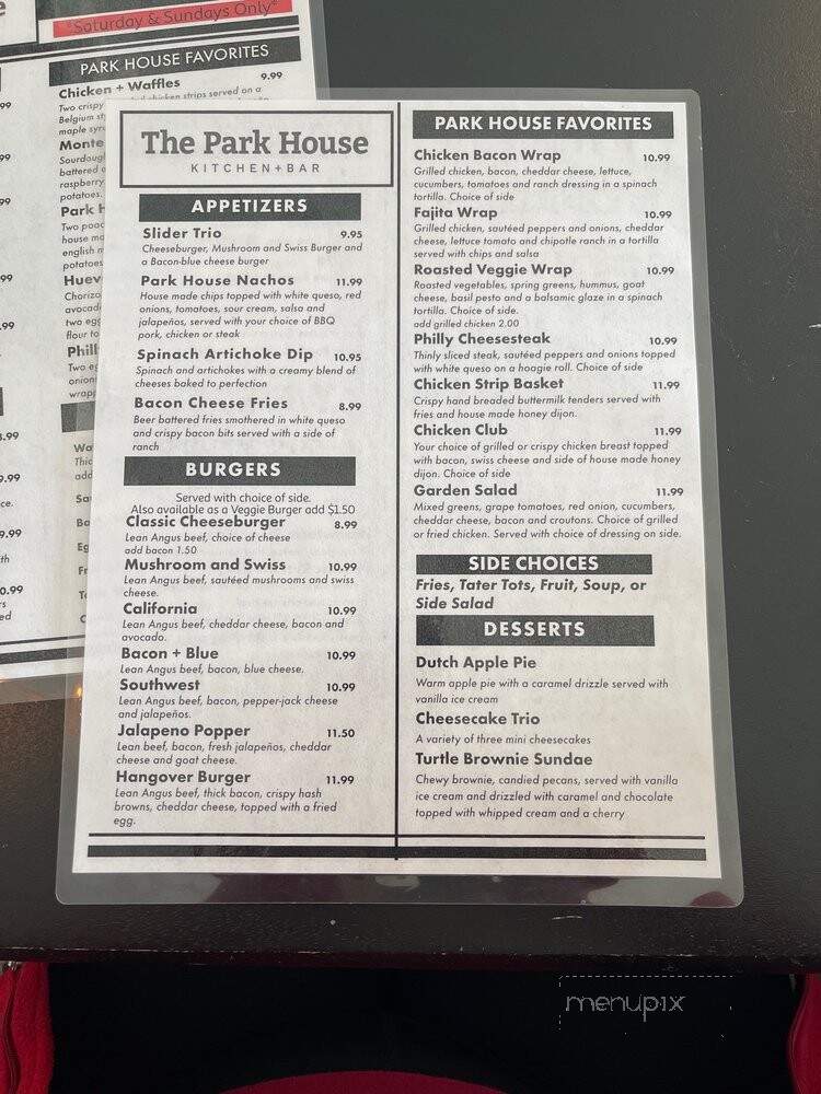 California Cafe - Siloam Springs, AR menu_pic