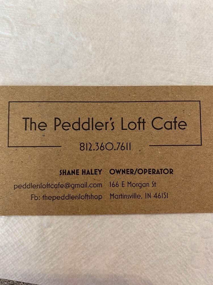 The Peddlers Loft Cafe - Martinsville, IN