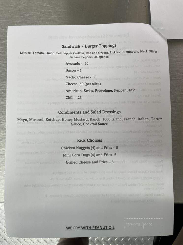 The Pelican Grill - Bolivar Peninsula, TX menu_pic