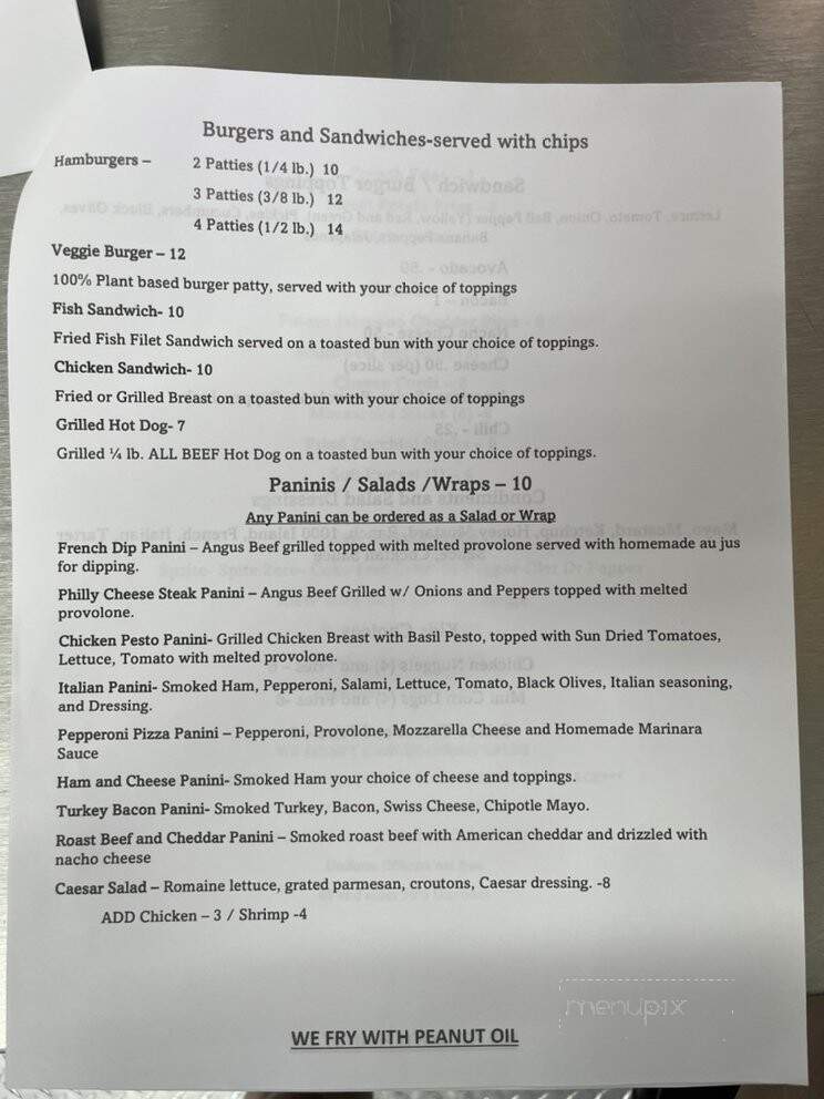 The Pelican Grill - Bolivar Peninsula, TX menu_pic