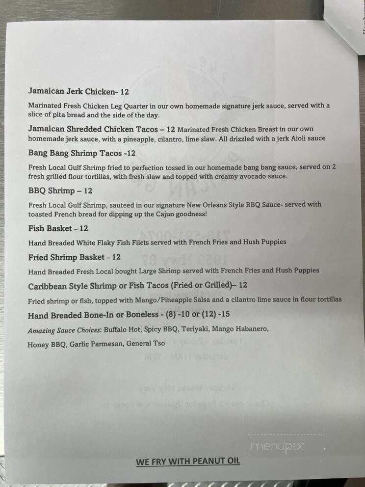 The Pelican Grill - Bolivar Peninsula, TX menu_pic