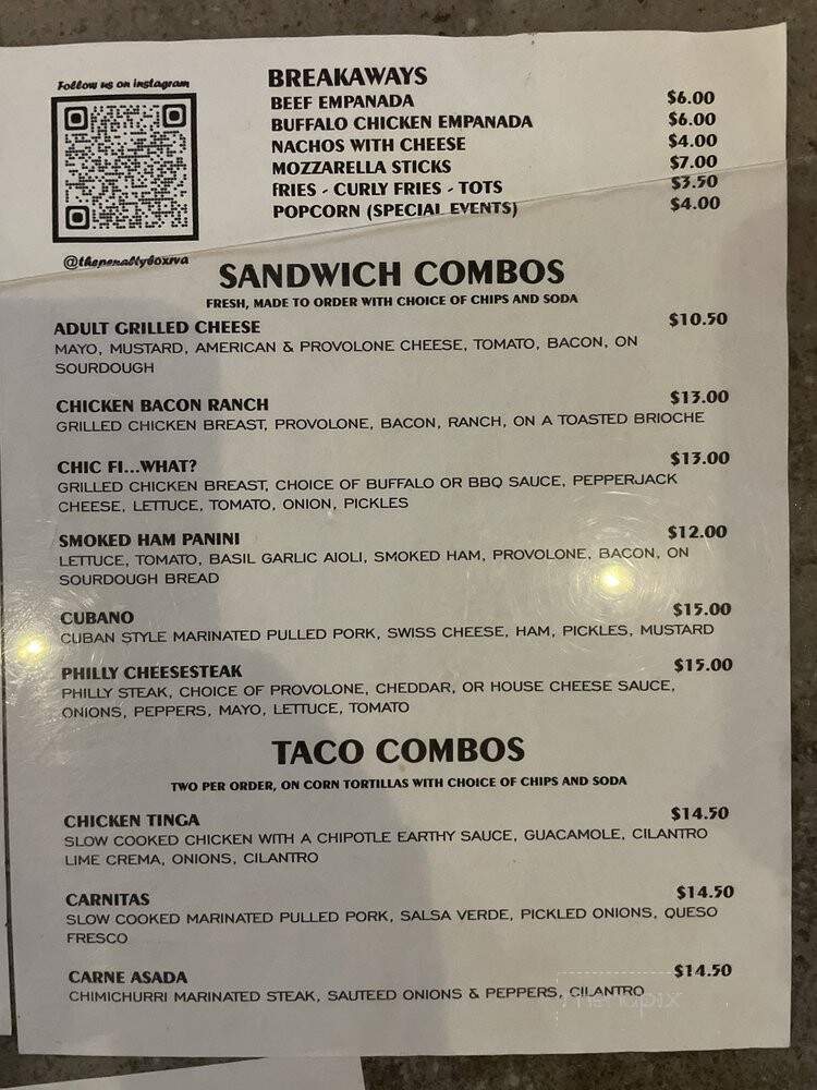 The Penalty Box - Midlothian, VA menu_pic