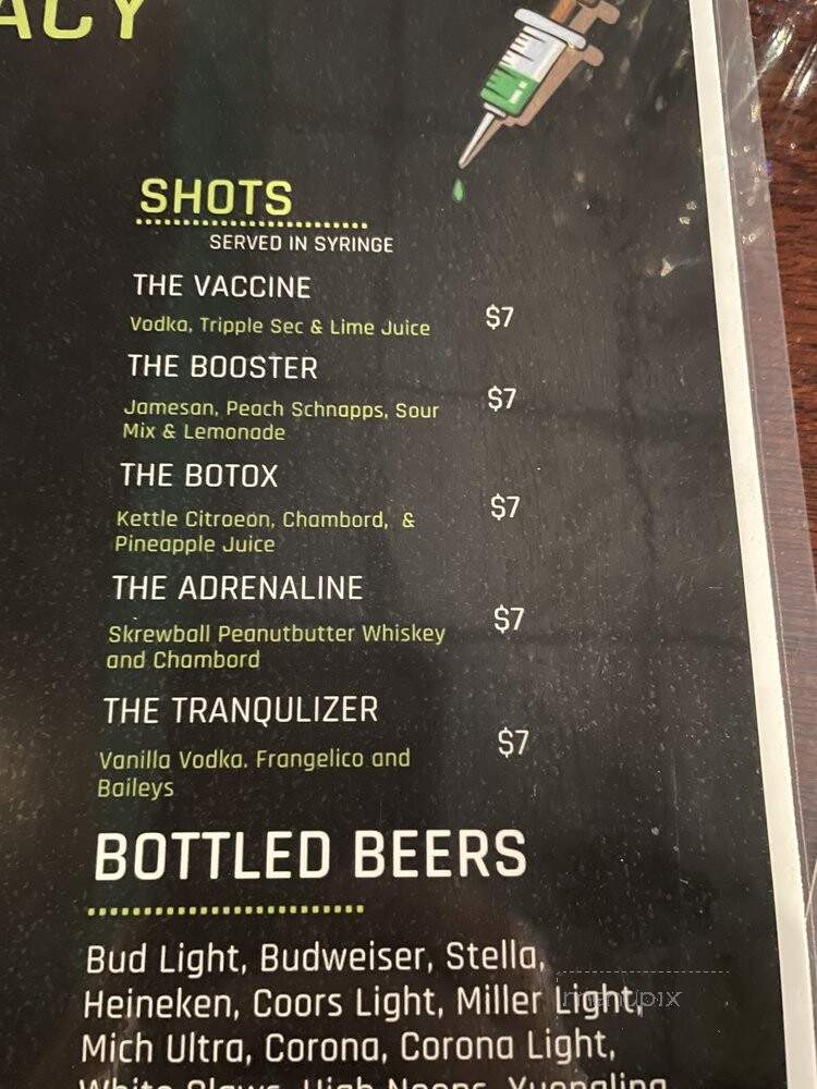 The Pharmacy - Hamden, CT menu_pic