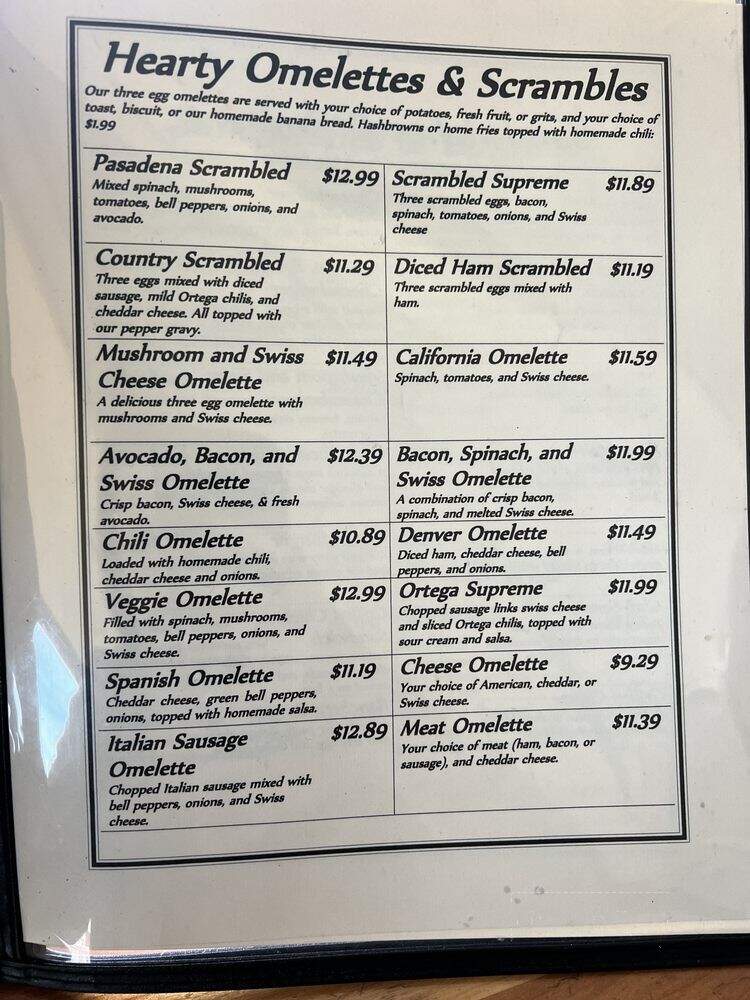 Reyns - Pasadena, CA menu_pic