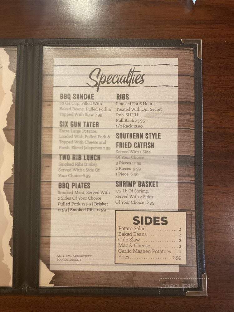 The Rib Guy & Gal - Grangeville, ID menu_pic