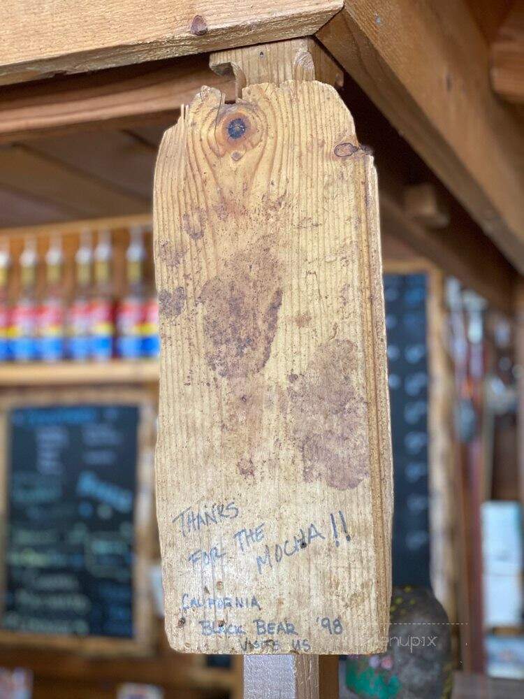 The Serene Bean - Pinecrest, CA menu_pic