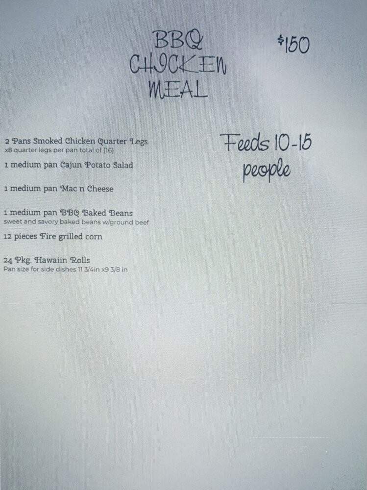 The Smoking Grill - Claremont, CA menu_pic