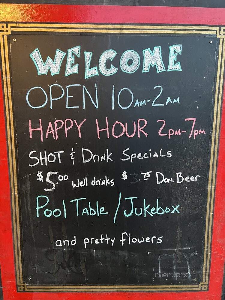 Sro Bars - San Diego, CA menu_pic