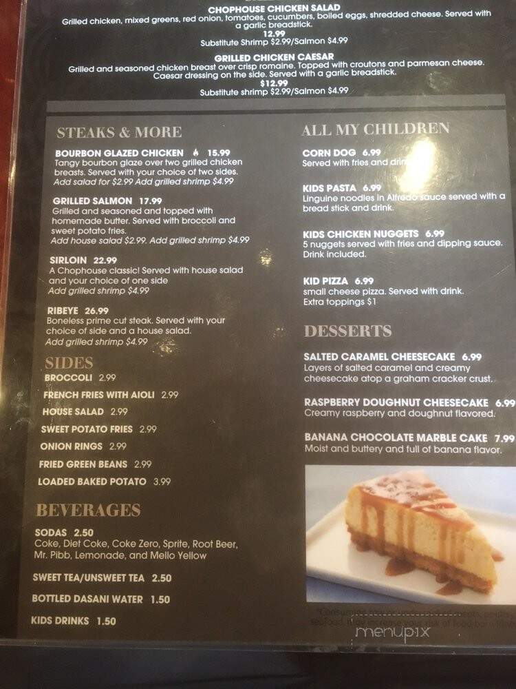 The Strand Bistro - Jesup, GA menu_pic
