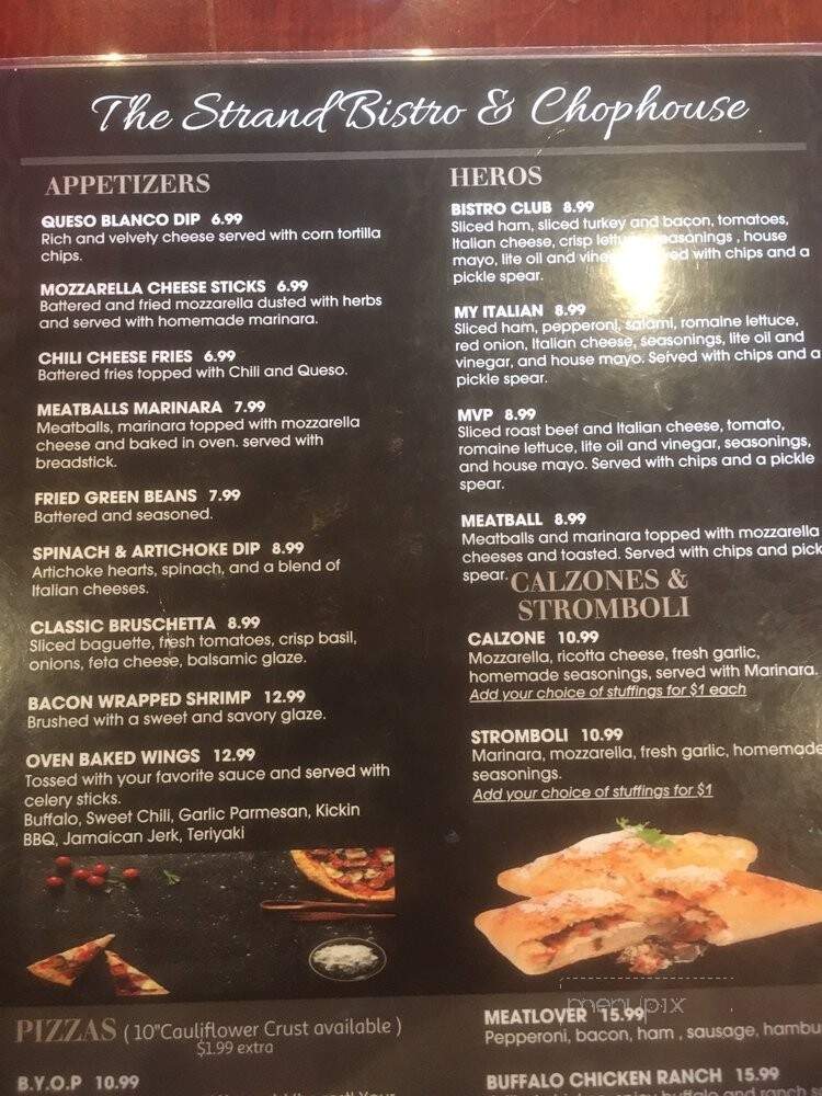 The Strand Bistro - Jesup, GA menu_pic