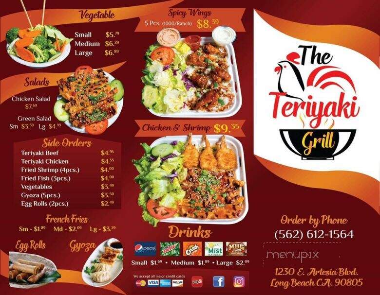 The Teriyaki Grill - Long Beach, CA menu_pic