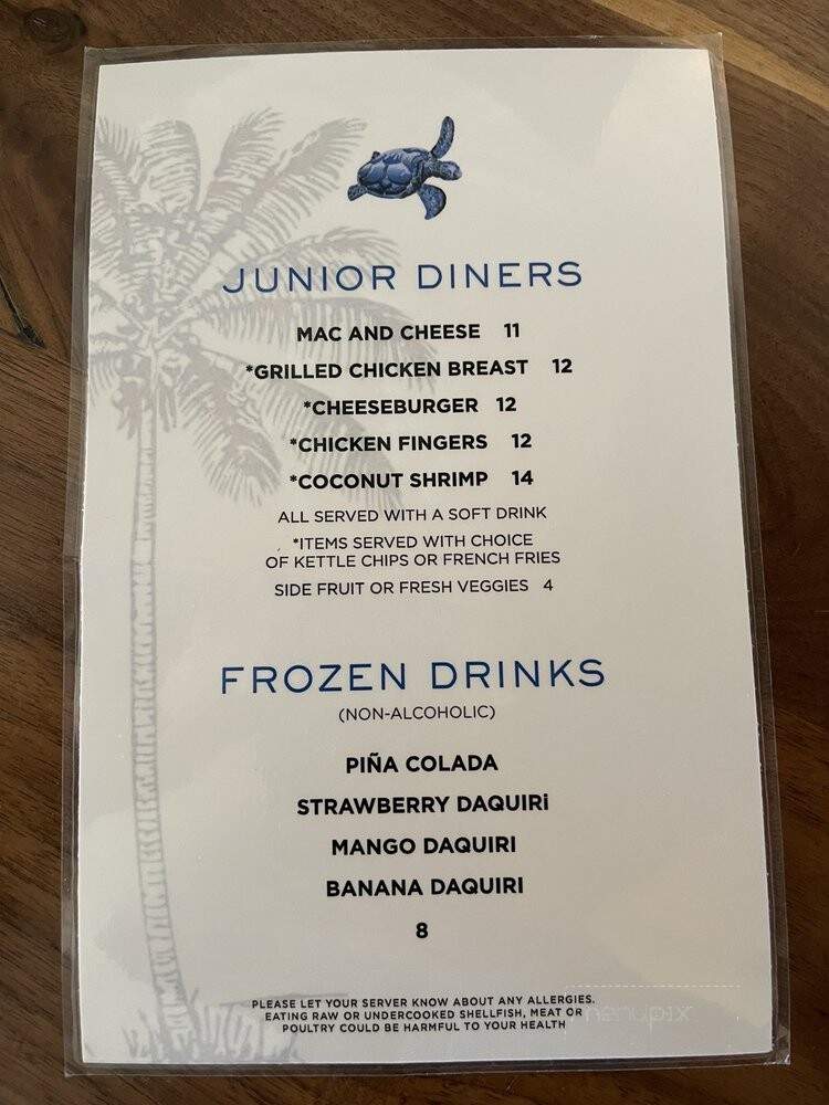 The Turtle Cafe - Naples, FL menu_pic
