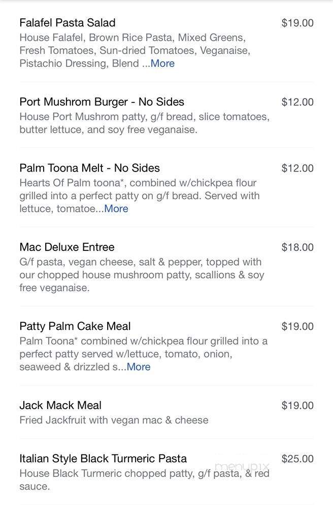 The Vegan Restaurants - Loxahatchee, FL menu_pic