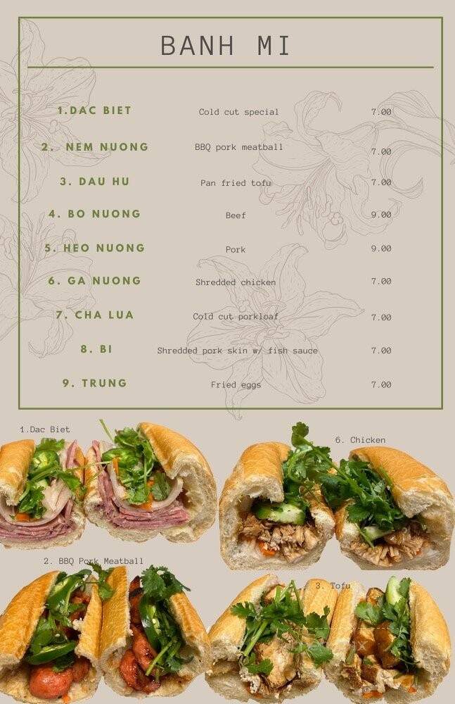 Thienhuong - Los Angeles, CA menu_pic