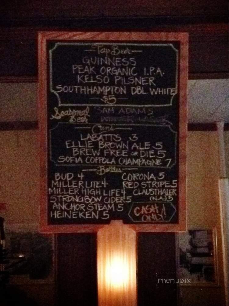 Wcou a.K.a. Tile Bar - New York, NY menu_pic