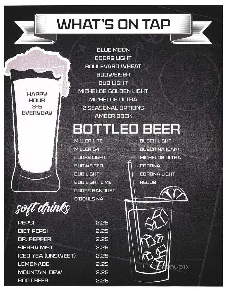 Title Town Bar & Grill - Maryville, MO menu_pic