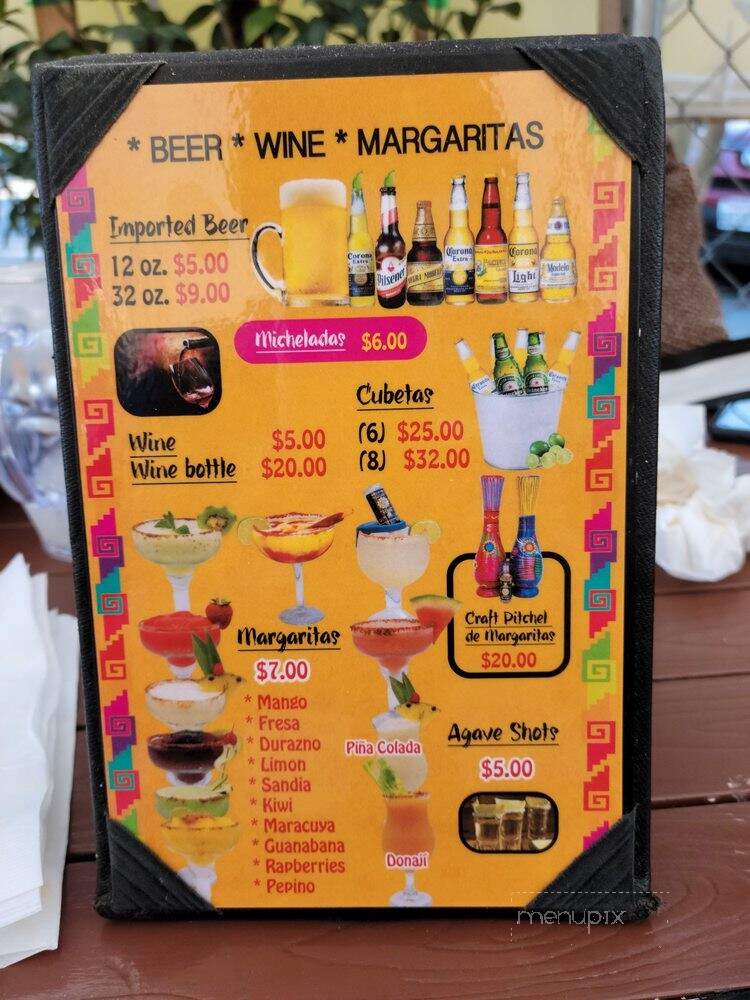 Tlayudiza El Anafre - Whittier, CA menu_pic