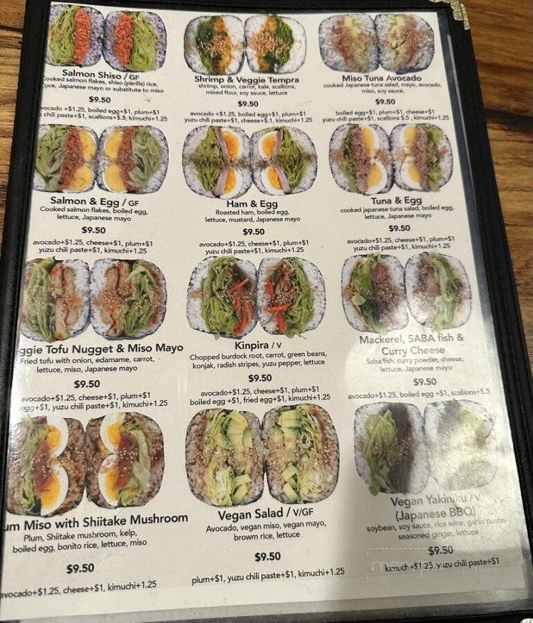 Tokuyama Salon Cafe - New York, NY menu_pic