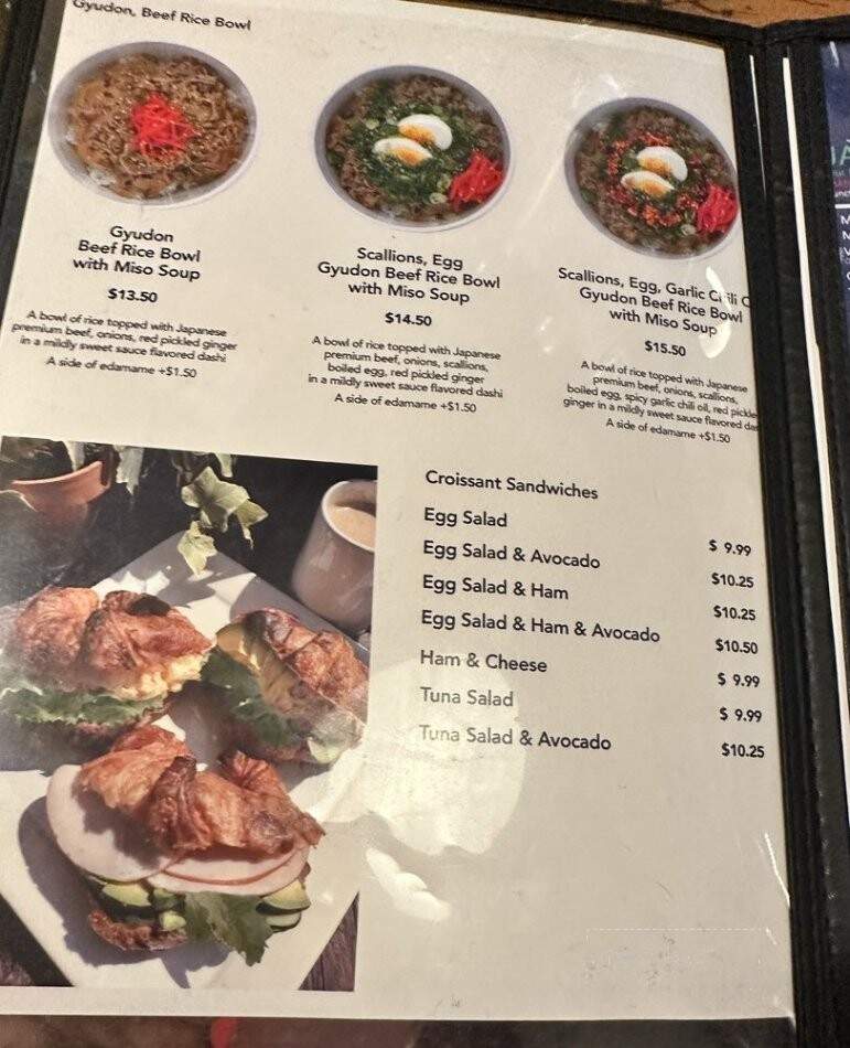 Tokuyama Salon Cafe - New York, NY menu_pic