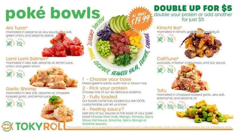 TokyRoll Sushi & Poke - Camas, WA menu_pic