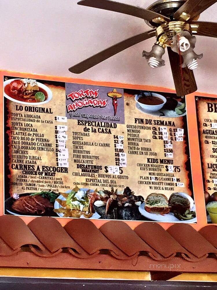 Las Originales - Arleta, CA menu_pic