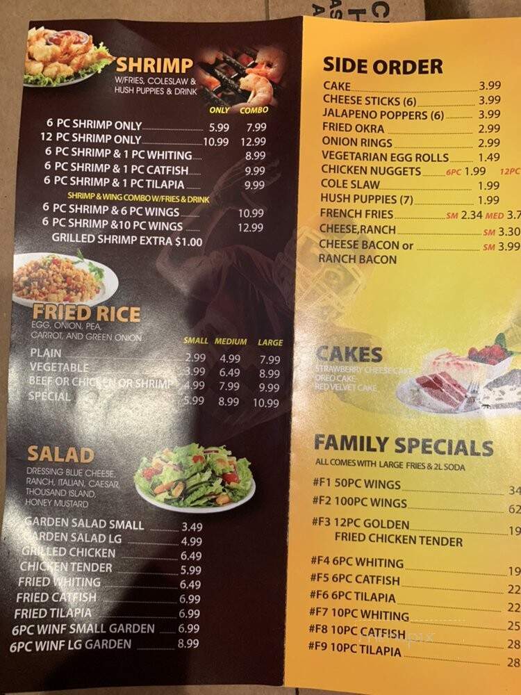 Touchdown Wings - Austell, GA menu_pic
