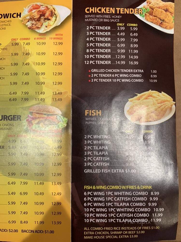 Touchdown Wings - Austell, GA menu_pic