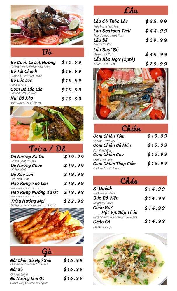 Tram Chim Quan - Tucker, GA menu_pic