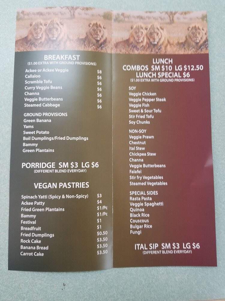 Treelion - Miami Gardens, FL menu_pic