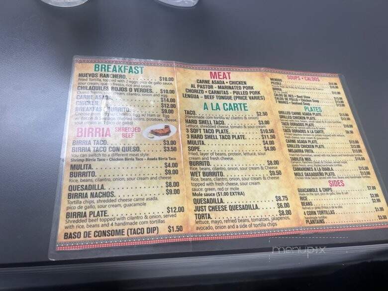 Tres De Asada Mexican Grill - Los Angeles, CA menu_pic