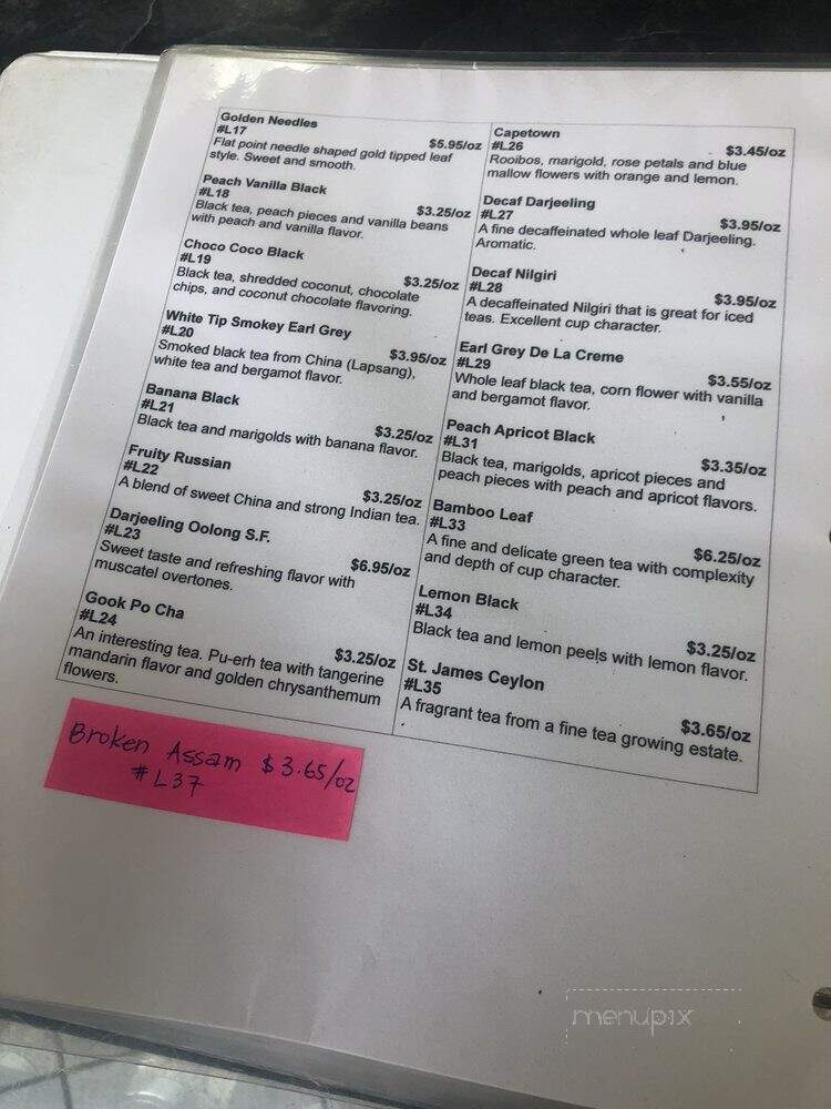 T - Los Angeles, CA menu_pic