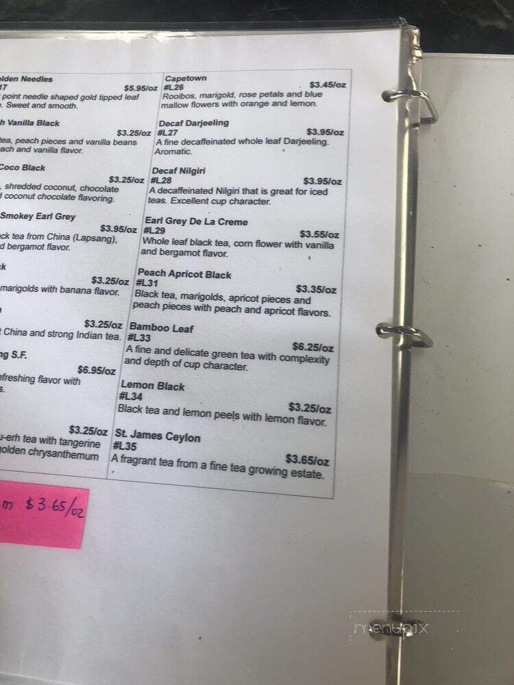T - Los Angeles, CA menu_pic