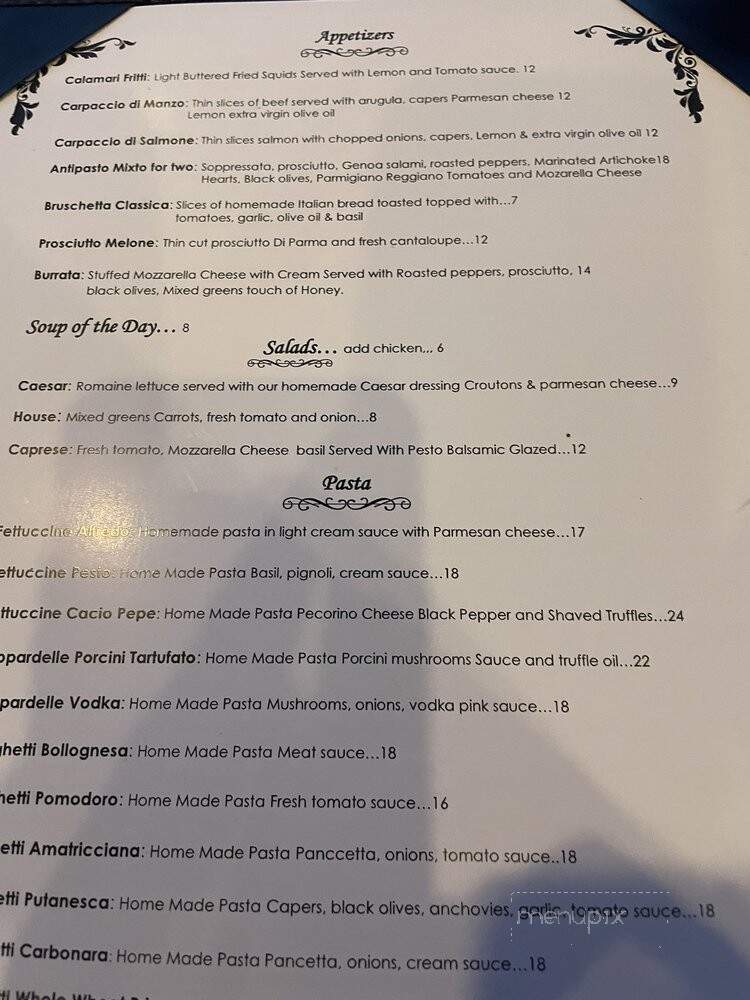 Tua Pasta - Bartow, FL menu_pic