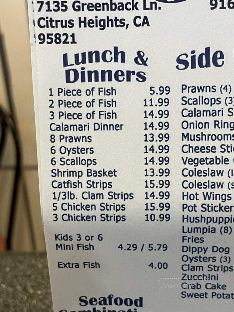 Tugboad Fish & Chips - Citrus Heights, CA menu_pic