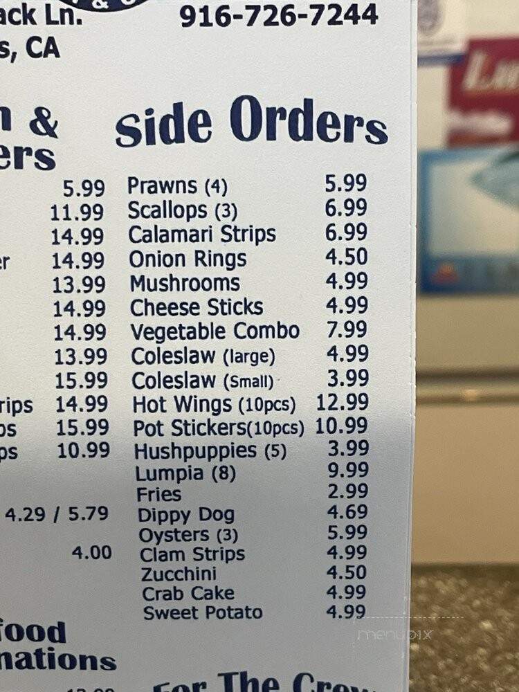 Tugboad Fish & Chips - Citrus Heights, CA menu_pic