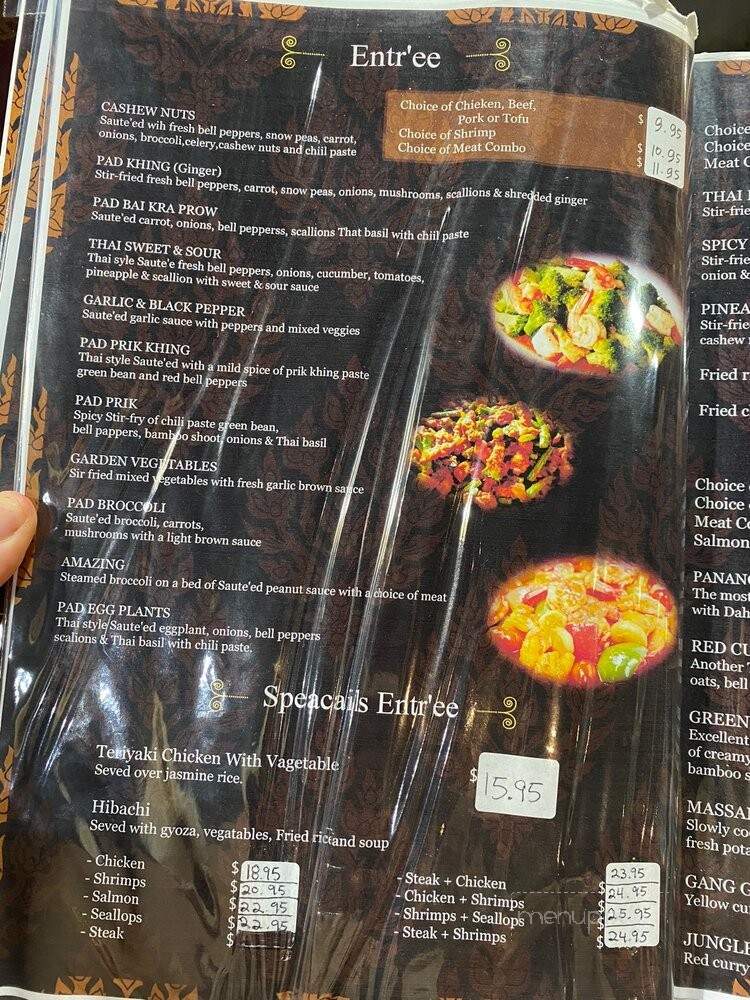 TupTim Thai - Brunswick, GA menu_pic